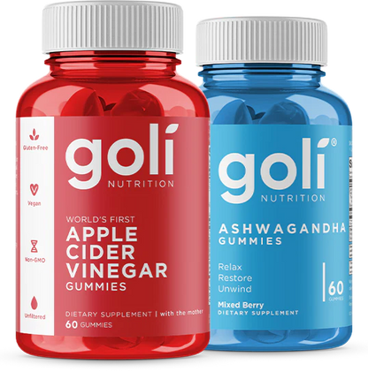 COMBO GOLI ASHWAGANDHA & VINAGRE DE MANZANA + ENVÍO GRATIS