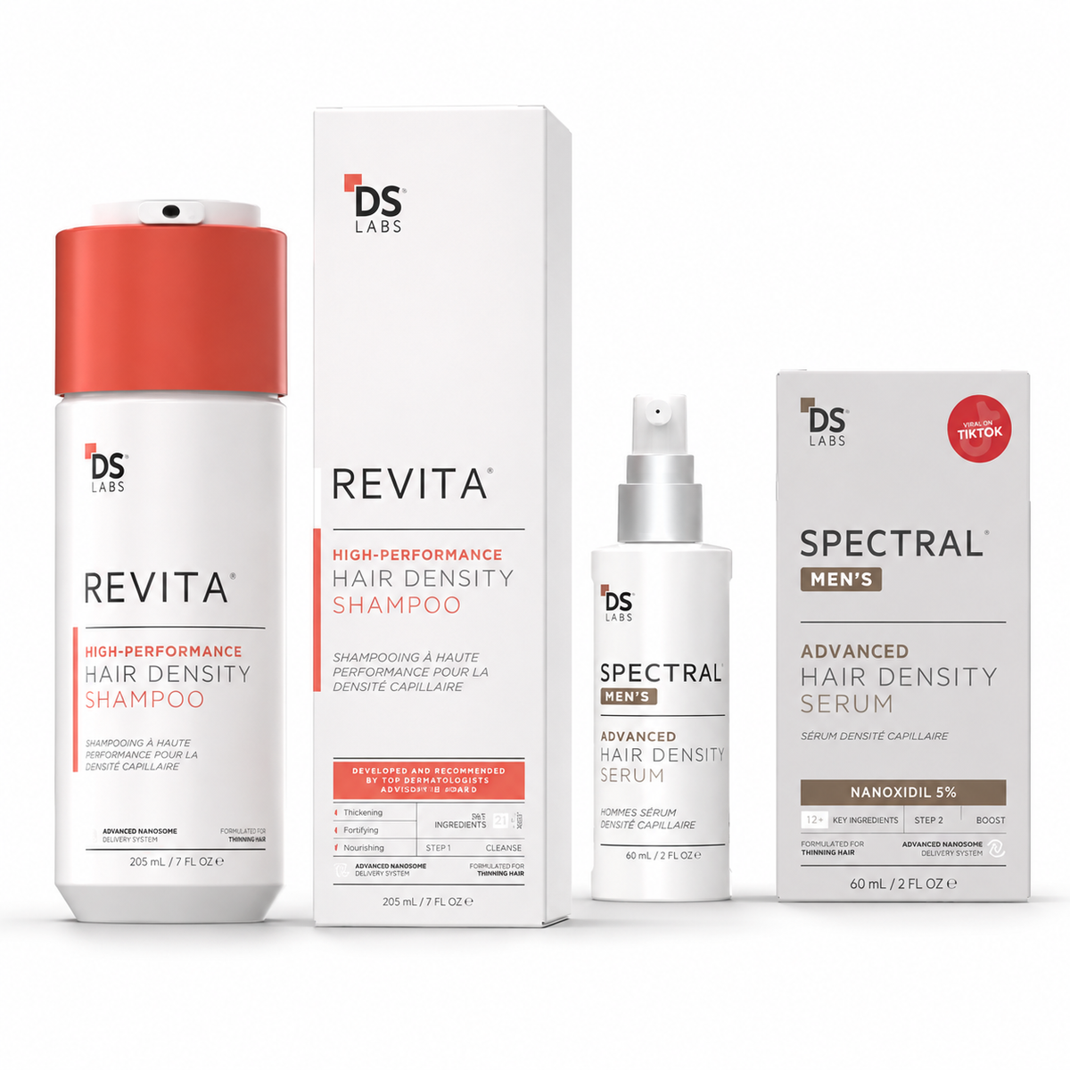 COMBO DS LABS - REVITA SHAMPOO Y SPLASH